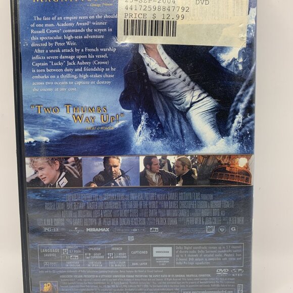 Master And Commander: The Far Side Of The World DVD Widescreen Edition - Picture 2 of 3